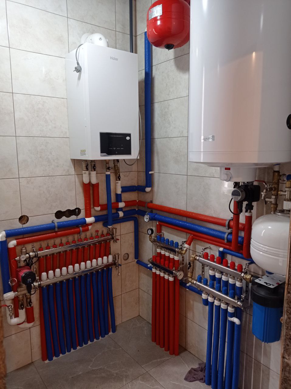 Монтаж отопления 1